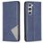 Mobigear Rhombus Slim Samsung Galaxy S25 Cover a libro - Blu