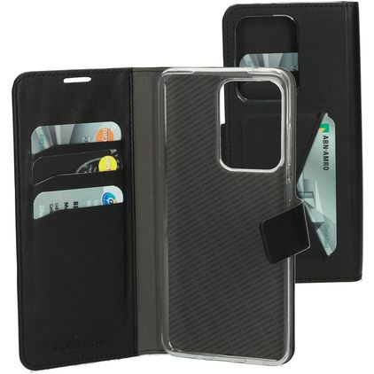 Mobiparts Classic Wallet Samsung Galaxy S20 Ultra Funda tipo libro Cartera - Negro
