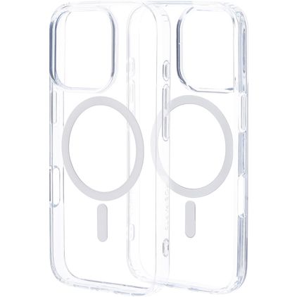 Mobiparts Hardcover Trasparente iPhone 16 Pro MagSafe Hardcase Back cover - Trasparente