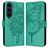 Mobigear Butterfly Samsung Galaxy S26 FE Funda tipo libro Cartera - Verde
