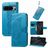 Mobigear Butterfly Google Pixel 8 Pro Funda tipo libro Cartera - Azul