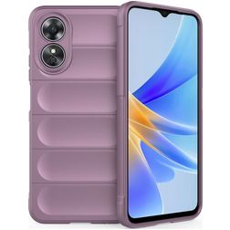 Mobigear Bumpy OPPO A17 TPU flexible Carcasa - Morado