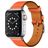 Mobigear Torino Läder Apple Watch Armband Spänne - 42/41/40/38 mm - Orange