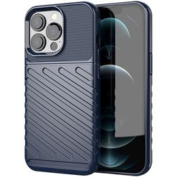 Mobigear Groove iPhone 13 Pro Max TPU flexible Carcasa - Azul