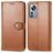Mobigear Snap Button Xiaomi 12 Pro Funda tipo libro Cartera - Marrón