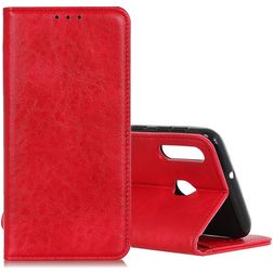 Mobigear Classic Elegance Samsung Galaxy A40 Lompakkokotelo + Setelitasku - Punainen