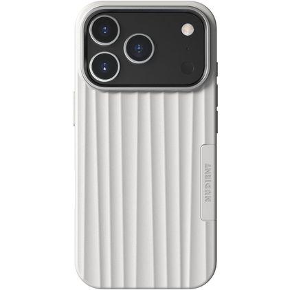 Nudient Bold iPhone 17 Pro MagSafe Plástico rígido Capa traseira - Chalk White