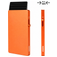 Valenta Cardprotector Porta-cartões Alumínio - 5 cartões - Compatível com MagSafe - Laranja