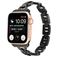 Mobigear Paris Rostfritt stål Apple Watch Armband Fjärilslås - 42/41/40/38 mm - Svart