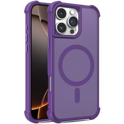 Mobigear Armor Shield iPhone 16 Pro Max MagSafe Funda Plástico rígido Carcasa - Morado