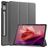 Mobigear Tri-Fold Lenovo Tab P12 Lompakkokotelo - Harmaa