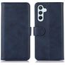 Mobigear Wallet Samsung Galaxy S24 FE Pungetui med Seddelrum - Blå