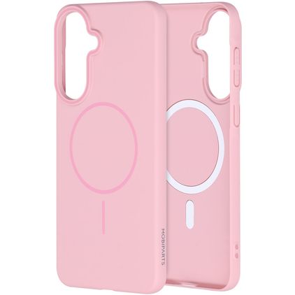 Mobiparts Slim Line Samsung Galaxy A57 MagSafe Plástico rígido Capa traseira - Blush Pink