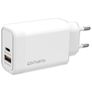 4Smarts VoltPlug Dual USB / USB-C Charger Power Delivery 45W - White