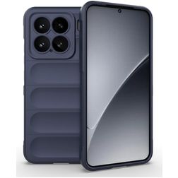 Mobigear Bumpy Xiaomi 15 TPU flexível Capa traseira - Azul escuro