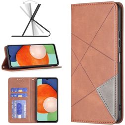 Mobigear Rhombus Slim Samsung Galaxy A13 4G Etui z klapką - Brązowy
