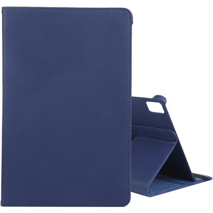 Mobigear DuoStand iPad Air 11 polegadas (2024) Capa livro rotativa - Azul escuro