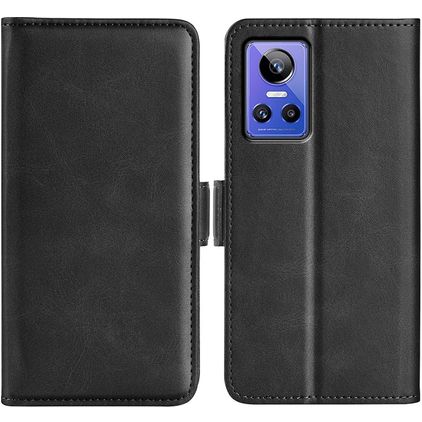 Mobigear Slim Magnet Realme GT Neo 3 Funda tipo libro Cartera - Negro