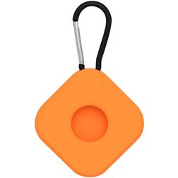Mobigear Square Key Funda Silicona flexible Llavero para Apple AirTag - Naranja