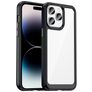 Mobigear Crystal iPhone 14 Pro Max Hardcase Etui plecki - Przezroczysty / Czarny