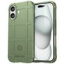 Mobigear Rugged Shield iPhone 16 Plus Fleksibel TPU Bagsidecover Stødsikkert - Grøn