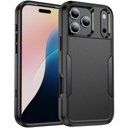 Mobigear Ultra Tough iPhone 18 Pro Plástico rígido Capa traseira Antichoque - Preto