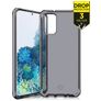 ITSKINS SpectrumClear Samsung Galaxy S20 Plus Flexibilní TPU Zadní kryt odolný proti nárazům - Černá