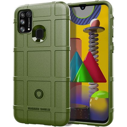 Mobigear Rugged Shield Xiaomi Redmi 9C TPU flexible Carcasa Antigolpes - Verde