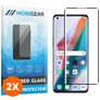 Mobigear Premium OPPO Find X3 Pro Tempered Glass Screen Protector - Case Friendly - Black (2-Pack)