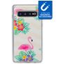 My Style Magneta Samsung Galaxy S10 TPU flexível Capa traseira - Flamingo