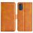 Mobigear Slim Magnet Motorola Moto E32 Cover a libro portafoglio - Cognac