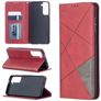 Mobigear Rhombus Slim Samsung Galaxy S21 Etui z klapką - Czerwony