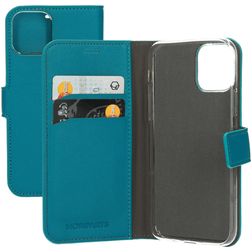 Mobiparts Saffiano Wallet iPhone 11 Pro Wallet case - Turquoise