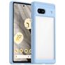 Mobigear Crystal Google Pixel 7a Hardcase Back cover - Trasparente / Blu