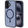 Mobiparts Hardcover iPhone 16 MagSafe Hårdt Bagsidecover - Satin Blue