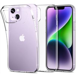Mobigear Basics Clear iPhone 14 Elastyczne TPU Etui plecki - Przezroczysty