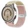 Mobigear Braided Dual Nylon Smartwatch Strap Clamp closure - 22 mm - Pink / Starlight