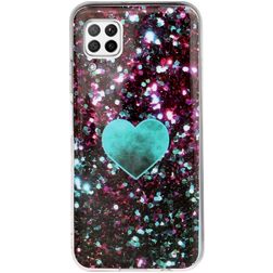 Mobigear Design Huawei P40 Lite TPU flexível Capa traseira - Green Love