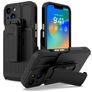 Mobigear Explorer iPhone 14 Plus Kova Suojakuori Iskunkestävä + Teline - Musta
