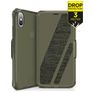 ITSKINS SpectrumFolio iPhone XS Max Funda tipo libro - Kaki