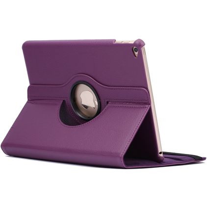 Mobigear DuoStand iPad Air 2 (2014) Roterande Plånboksfodral - Lila