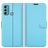 Mobigear Classic Motorola Moto G60 Wallet case - Blue
