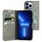 Mobiparts Classic Wallet iPhone 13 Pro Cover a libro portafoglio - Granite Grey