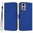 Mobigear Urban Wallet Motorola Moto E14 Funda tipo libro Cartera - Azul oscuro