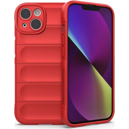 Mobigear Bumpy iPhone 14 TPU flessibile Back cover - Rosso