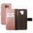 Mobiparts Saffiano Wallet Samsung Galaxy J6 (2018) Lompakkokotelo + Setelitasku - Vaaleanpunainen