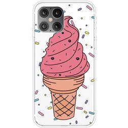 Mobigear Design iPhone 12 Pro Max TPU flessibile Back cover - Ice Cream