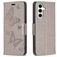 Mobigear Butterfly Samsung Galaxy S23 FE Wallet case - Grey