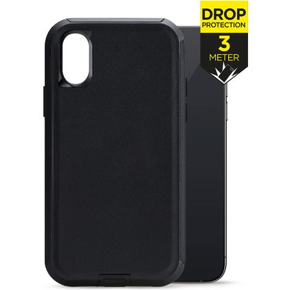Mobilize Defender iPhone XS Hardcase Etui plecki Wstrząsoodporne - Czarny