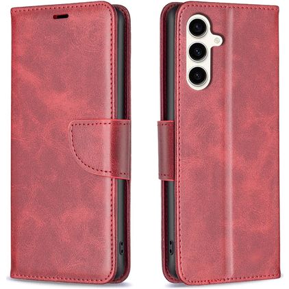 Mobigear Excellent Samsung Galaxy S24 FE Wallet case - Red